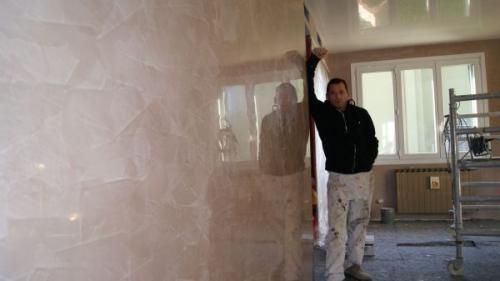 Стены под мрамор своими руками. Шпаклёвка под мрамор своими руками: пошаговая инструкция