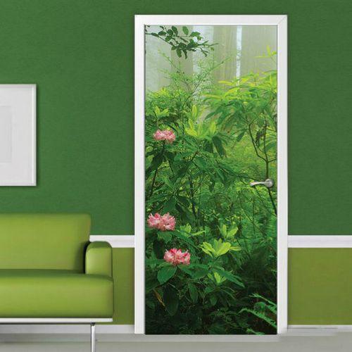 Обклеить двери бамбуковыми обоями. Какие обои можно использовать