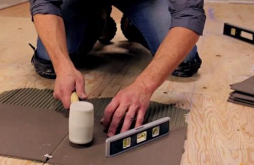 Укладка керамической плитки на конструкции из дерева. Преимущества 15