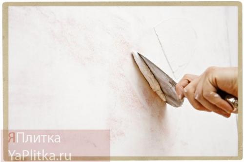 Мозаика на неровные стены. Подготовка поверхности к укладке мозаичной плитки