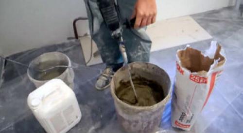 Как клеить мозаику на фартук. Подготовка