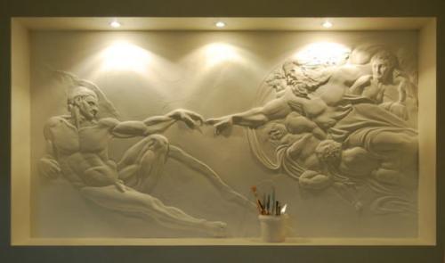 Как создать объемные листочки шпаклевкой на стене на дерево. Картины из шпаклевки своими руками – 3 варианта проведения работ для начинающих мастеров