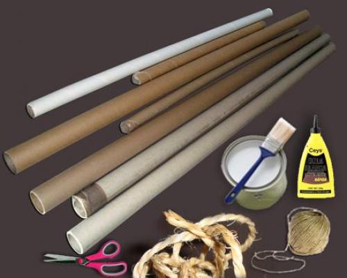 Имитация бамбука своими руками.