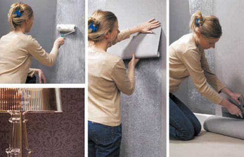 Можно ли поклеить обои одному. Как клеить метровые обои одному человеку?