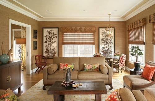 Бамбуковые обои в интерьере. С чем сочетать бамбуковые обои?