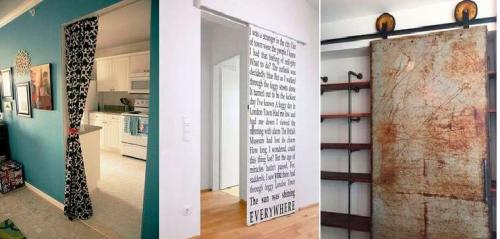 Пластиковые шторы на двери. Виды штор в дверной проем