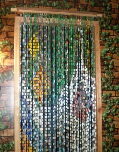 Шторы-висюльки в дверной проем. Как сделать висюльки на дверь: идеи и способы