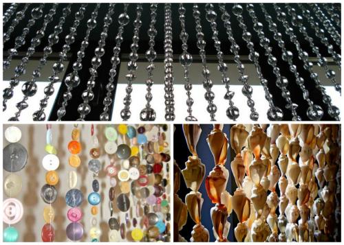 Шторы-висюльки в дверной проем. Как сделать висюльки на дверь: идеи и способы