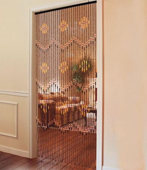 Занавеска на дверь из бамбука. Бамбуковые занавески на дверных проёмах: безмятежность Востока в современных интерьерах 07