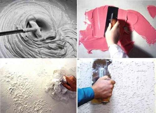 Декоративная штукатурка из шпаклевки и ПВА. Как приготовить настоящую декоративную штукатурку из шпаклевки и ПВА