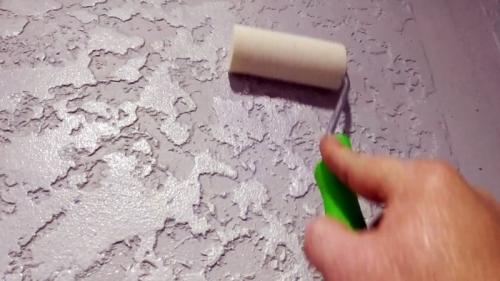 Декоративная штукатурка Гротто своими руками из шпаклевки. Техника создания фактуры Гротто