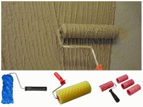 Валик жесткий для покраски декоративной штукатурки. Разновидности валиков. 01 Валик жесткий для покраски декоративной штукатурки. Разновидности валиков. 01