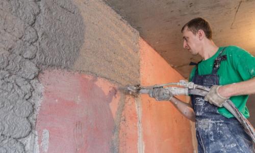 Машинное нанесение декоративной штукатурки. Машинная штукатурка стен –, что это, отличие от ручного способа и технология нанесения смеси