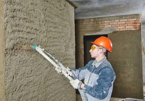 Машинное нанесение декоративной штукатурки. Машинная штукатурка стен –, что это, отличие от ручного способа и технология нанесения смеси