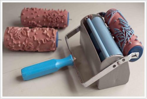 ПРОСТОЙ ДЕКОР для стен структурным валиком. 02