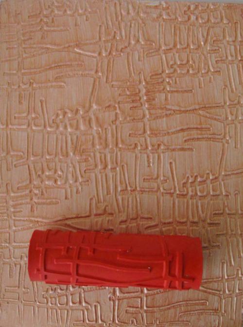 Валик структурный резиновый. Классификация валиков по фактурности готового рисунка