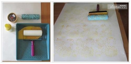 ПРОСТОЙ ДЕКОР для стен структурным валиком. 03