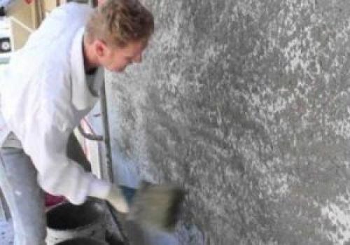 Валик для штукатурки шуба. Оштукатуривание под шубу своими руками