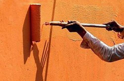 Декоративная штукатурка своими руками губкой. Нанесение декоративного покрытия