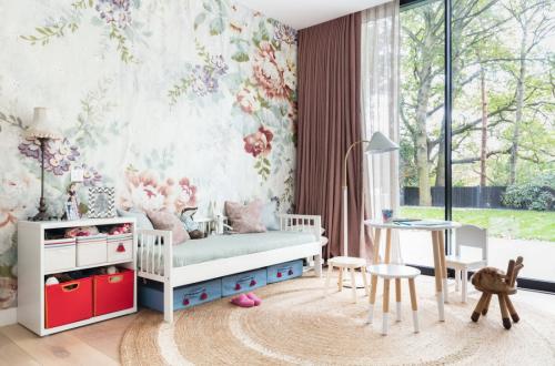 Зеленые бамбуковые обои в интерьере встречаются не так часто. Оттенки обоев из бамбука 08