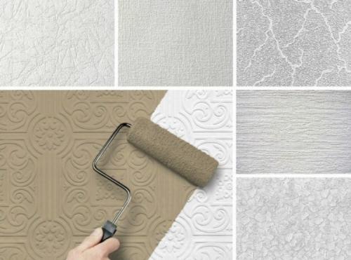 Как красить обои под покраску. Виды обоев под покраску