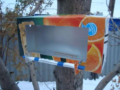 Кормушка для птиц из палочек для суши. Кормушка для птиц, сделанная своими руками из подручных материалов