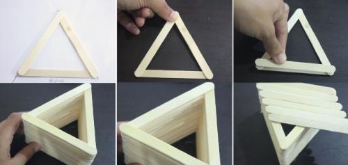 Что можно сделать из палочек от мороженого без клея. Поделки из палочек от мороженого для детей. Фото, мастер-классы, схемы
