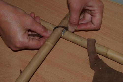 Как связать бамбуковые палки между собой. 04