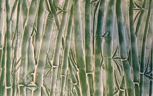 Имитация бамбука для стен своими руками. Бамбуковая стена своими руками