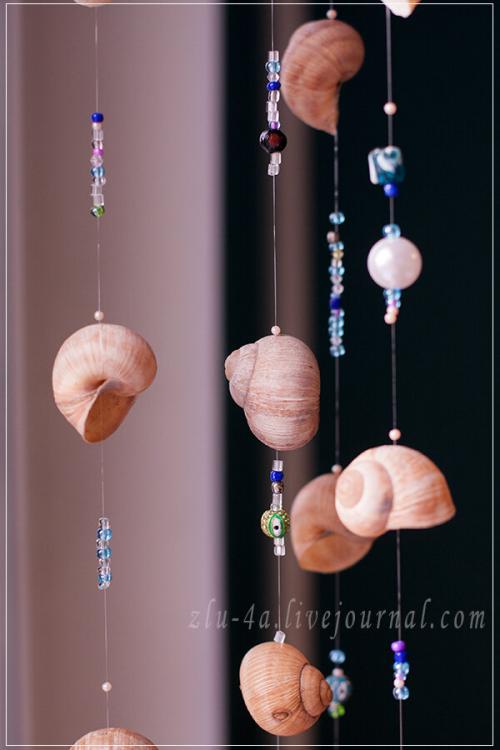 Музыка ветра своими руками из ракушек. 11