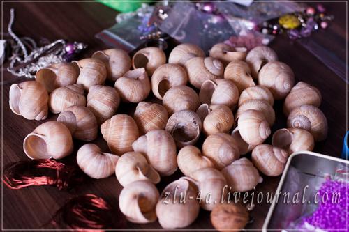 Музыка ветра своими руками из ракушек. 01