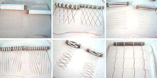 Фактурный валик для покраски стен своими руками. Декоративные валики