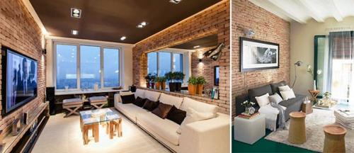 10 способов, как сделать имитацию кирпичной кладки. В интерьере квартиры