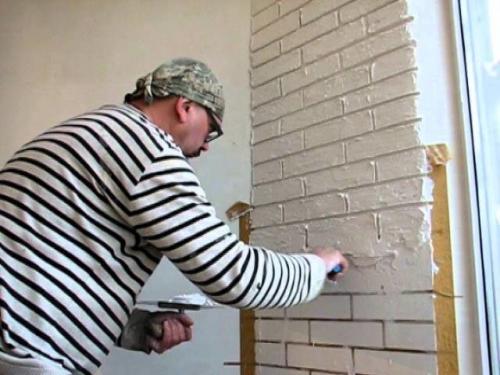 Декоративная штукатурка своими руками под кирпич валиком. Способы имитации кирпичной кладки декоративной штукатуркой