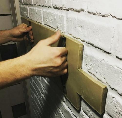 Имитация кирпича из гипсовой штукатурки. Декоративный кирпич на стену своими руками —, как сделать и основные сложности