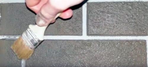 Имитация кирпича из плиточного клея. Дешевая и красивая имитация кирпичной кладки из плиточного клея: 80 рублей за квадратный метр