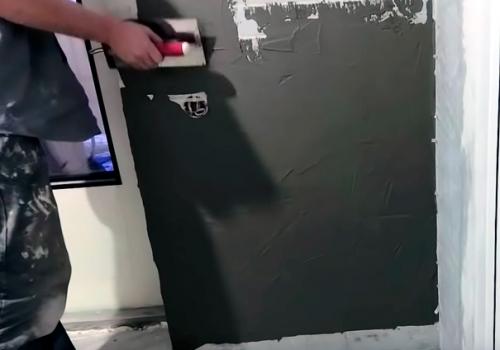 Имитация кирпича из плиточного клея. Дешевая и красивая имитация кирпичной кладки из плиточного клея: 80 рублей за квадратный метр