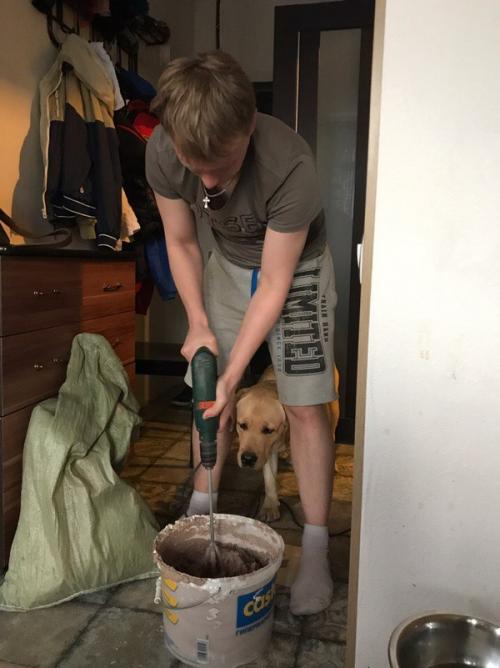 Кирпичи из штукатурки. Имитация кирпичный стены своими руками