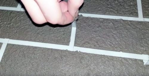 Декоративный кирпич своими руками из плиточного клея. Дешевая и красивая имитация кирпичной кладки из плиточного клея: 80 рублей за квадратный метр