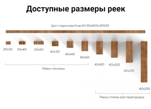 Деревянная реечная обшивка на скрытом креплении. Все о рейках на стену 08 Деревянная реечная обшивка на скрытом креплении. Все о рейках на стену 08