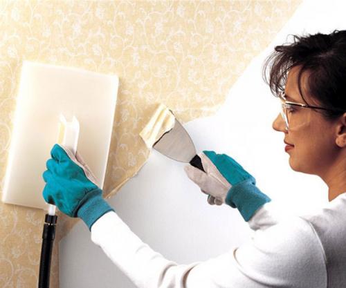 Подготовка к поклейке обоев ранее окрашенных стен. Масляная краска и её условия 08