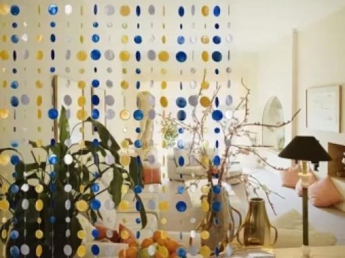 Декоративные межкомнатные шторы из бусин. Особенности 01