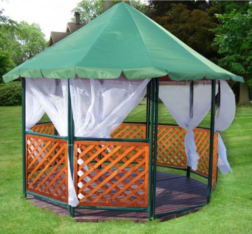 Бамбуковые шторы для беседки. Тканевые полотна