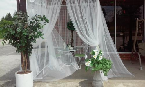 Бамбуковые шторы для беседки. Тканевые полотна