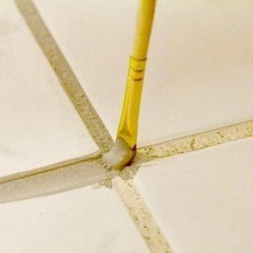 Как обновить старый кафель на кухне. 2 вариант — замена затирки и ремонт поврежденных элементов 01