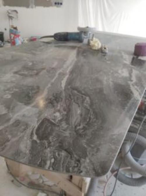 Как приклеить Плитку На деревянный стол. Стол из керамогранита сделать просто