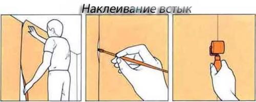 Как клеить обои встык. Клеим обои встык