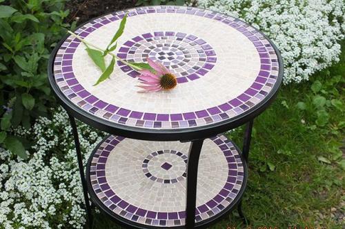 Как клеить мозаику на стол. Сборка