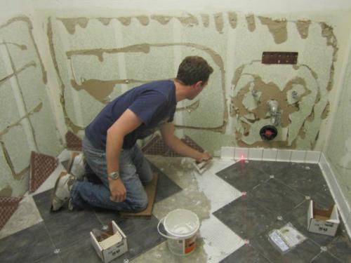 На какой клей, можно приклеить керамическую плитку на ОСБ. Керамическая плитка на ОСБ