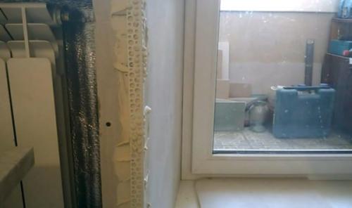 Уголки на откосы под обои. Скрытые уголки под шпаклевку